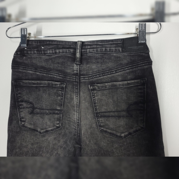 American Eagle Outfitters Next Level Stretch Jeggings Crop 8 Long - Picture 3 of 8